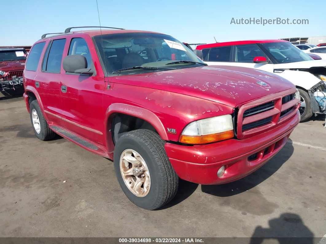 1998 Dodge Durango Slt Красный vin: 1B4HS28Z3WF164759