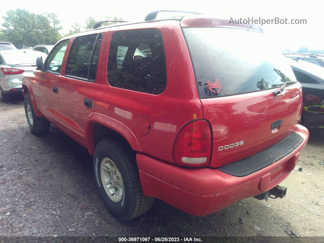 1998 Dodge Durango   Red vin: 1B4HS28Z6WF227675