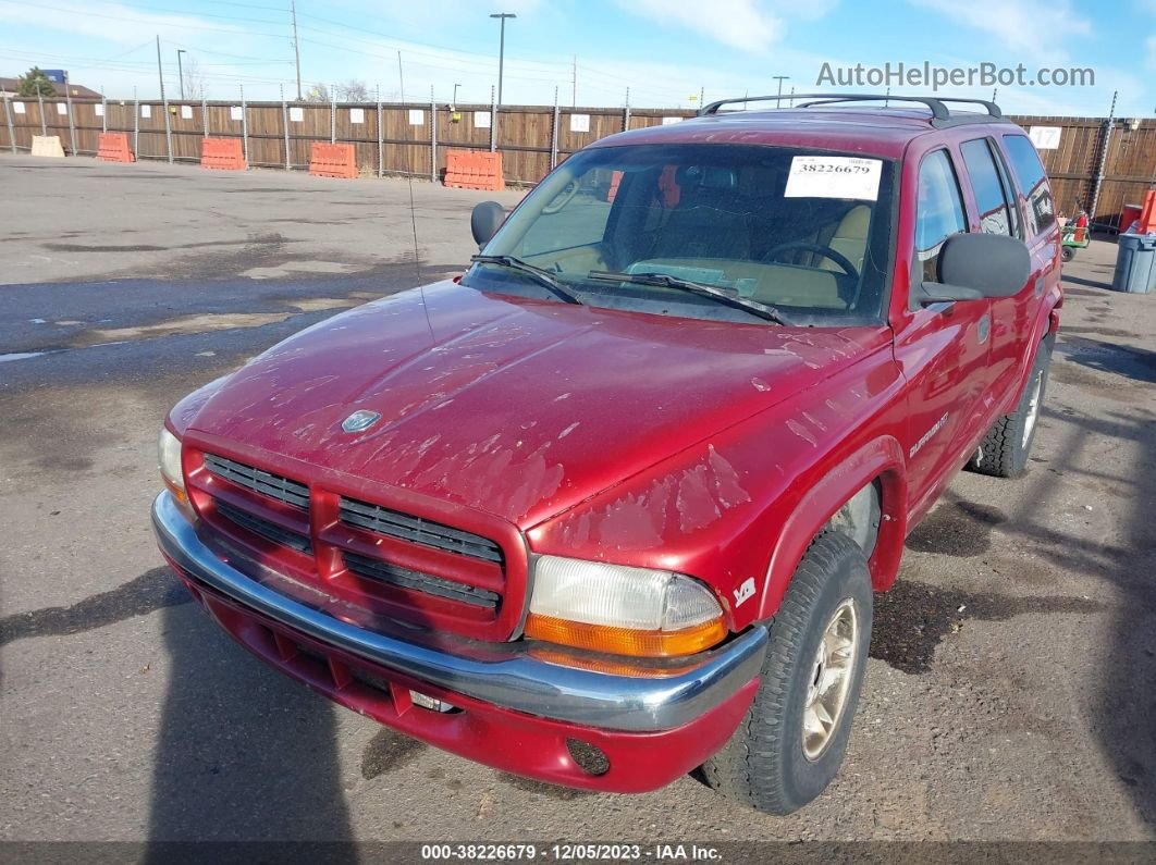 1998 Dodge Durango Slt Красный vin: 1B4HS28Z7WF224719