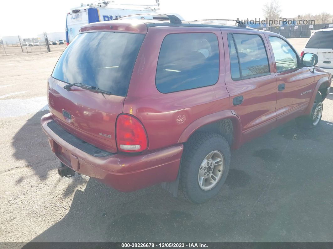 1998 Dodge Durango Slt Красный vin: 1B4HS28Z7WF224719