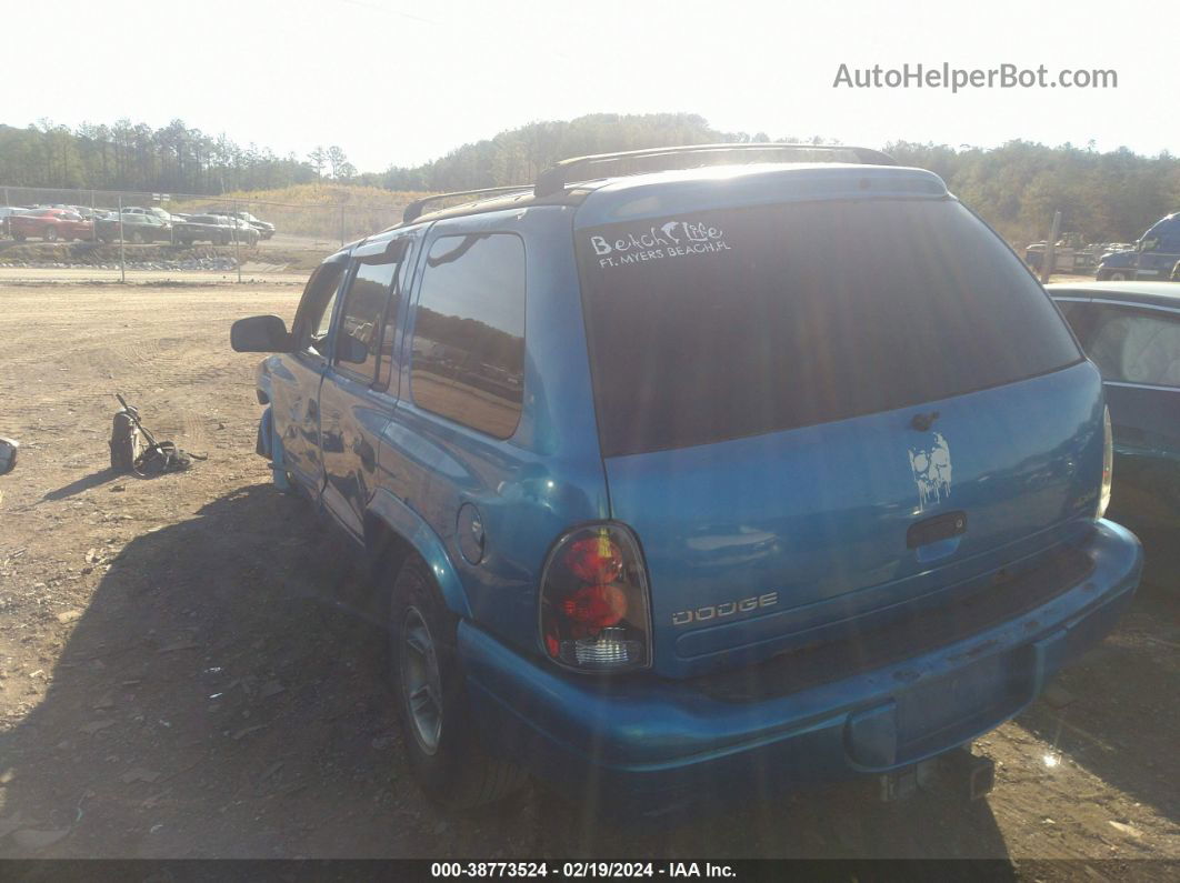 1998 Dodge Durango Slt Blue vin: 1B4HS28Z7WF227006