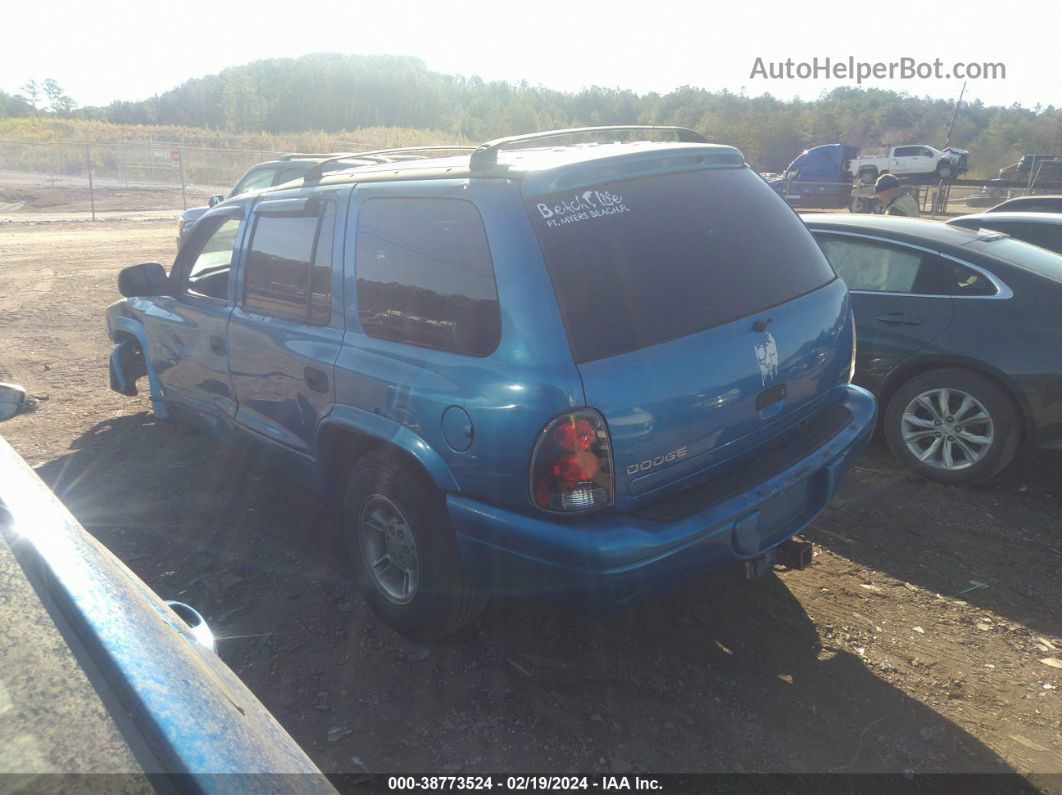 1998 Dodge Durango Slt Blue vin: 1B4HS28Z7WF227006