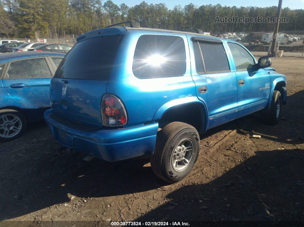 1998 Dodge Durango Slt Blue vin: 1B4HS28Z7WF227006