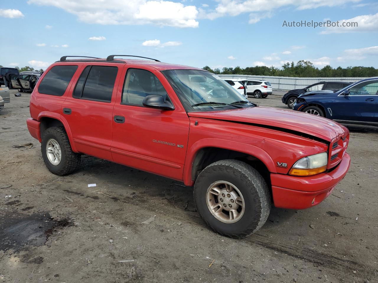 1998 Dodge Durango  Red vin: 1B4HS28Z8WF220730