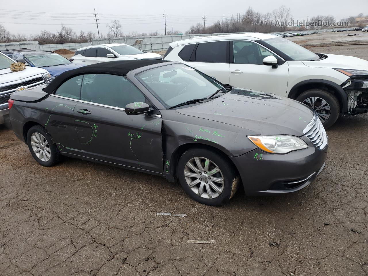 2014 Chrysler 200 Touring Charcoal vin: 1C3BCBEB3EN158322