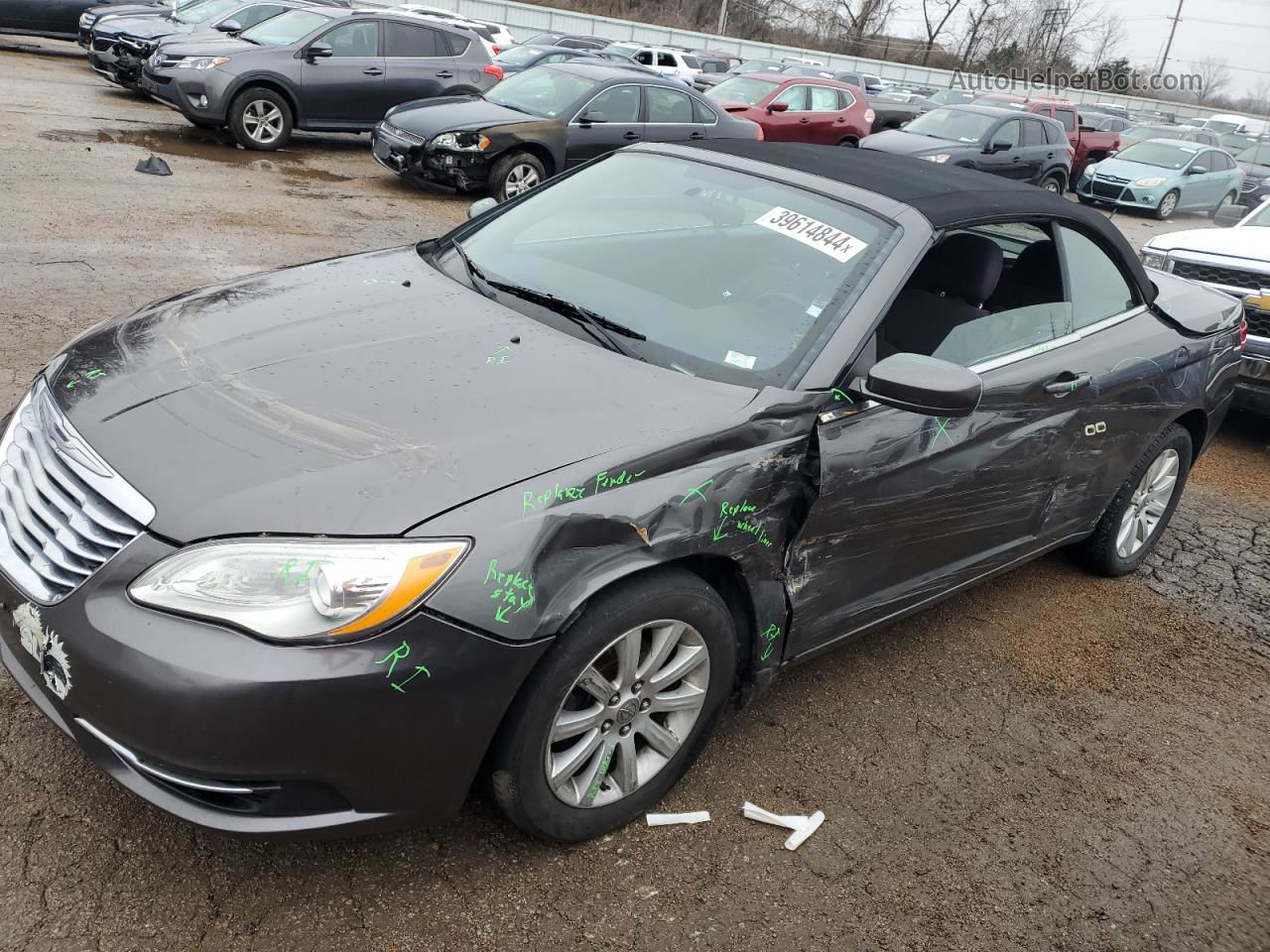 2014 Chrysler 200 Touring Charcoal vin: 1C3BCBEB3EN158322