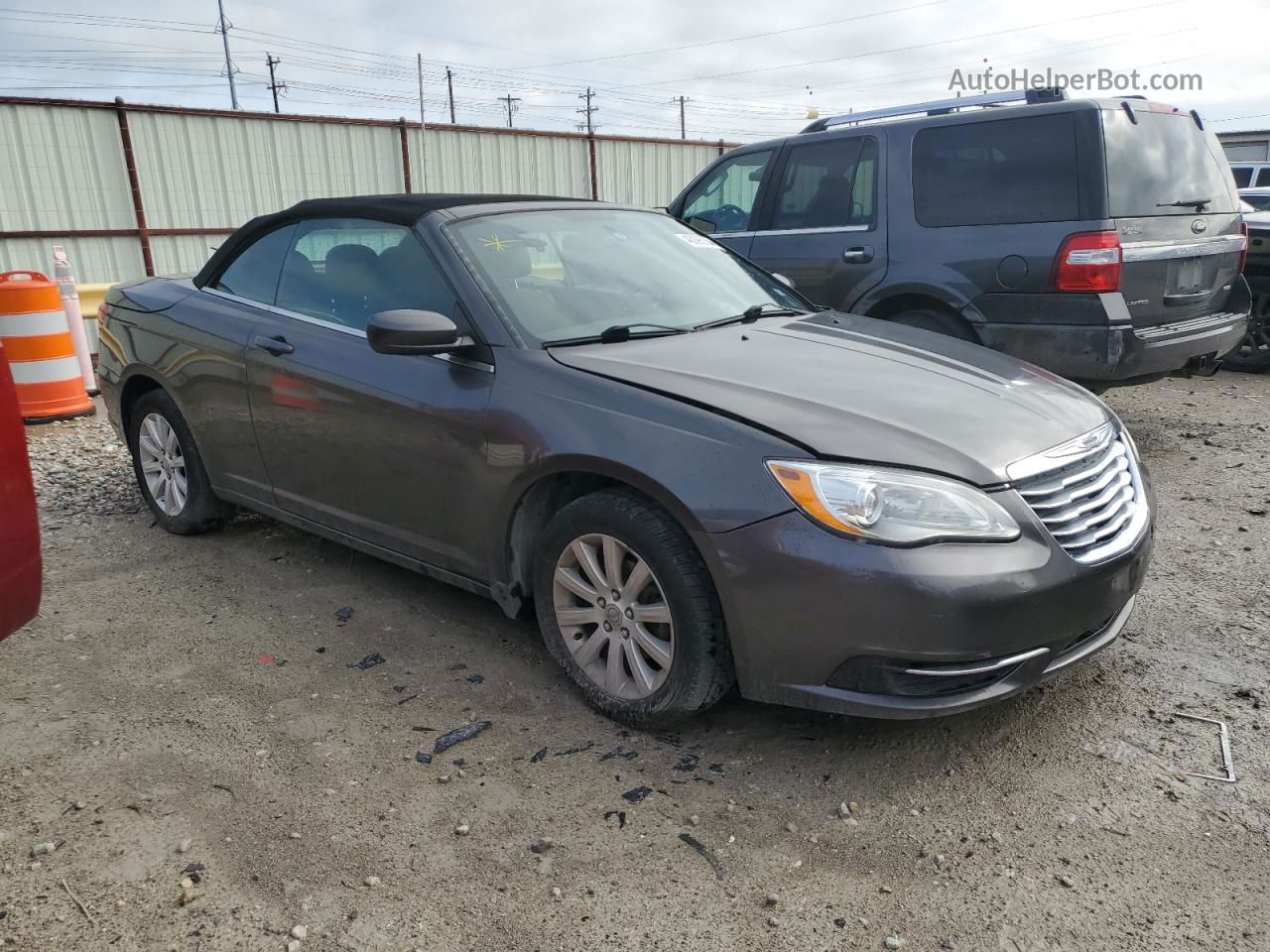 2014 Chrysler 200 Touring Серый vin: 1C3BCBEB9EN158101