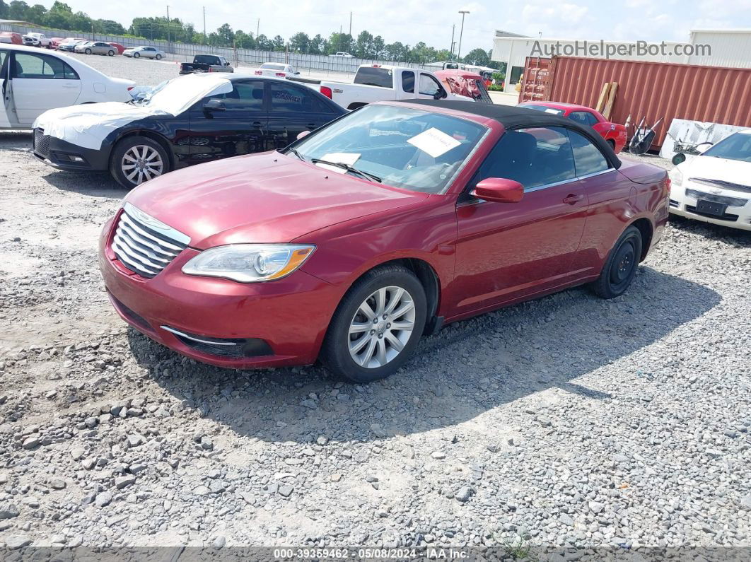 2014 Chrysler 200 Touring Red vin: 1C3BCBEG4EN151973