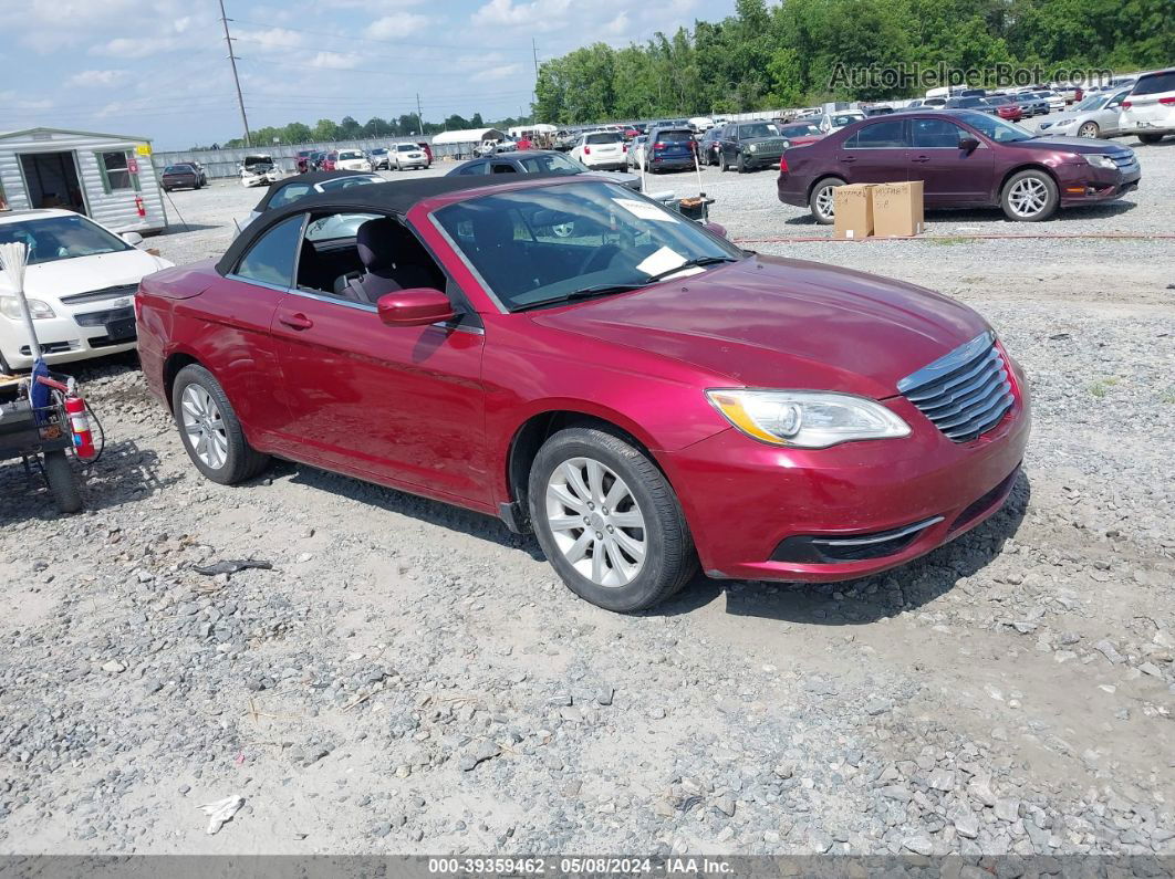 2014 Chrysler 200 Touring Красный vin: 1C3BCBEG4EN151973