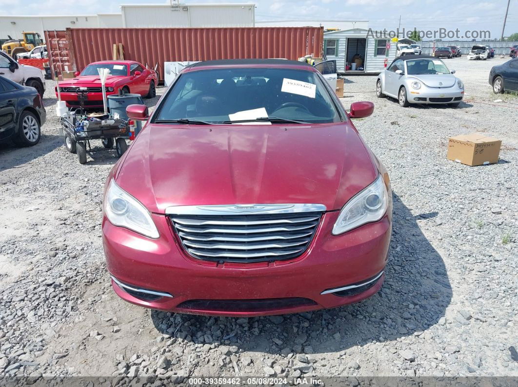 2014 Chrysler 200 Touring Red vin: 1C3BCBEG4EN151973