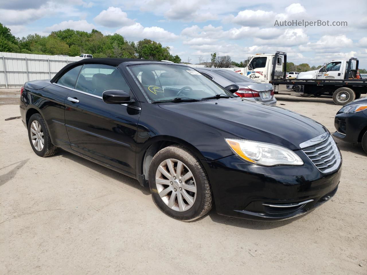 2014 Chrysler 200 Touring Black vin: 1C3BCBEG9EN131072