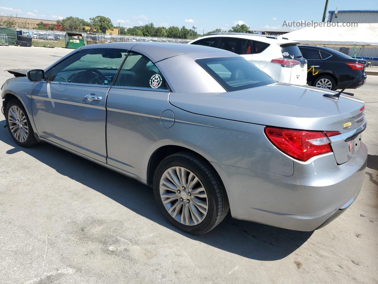 2014 Chrysler 200 Limited Silver vin: 1C3BCBFG5EN134968