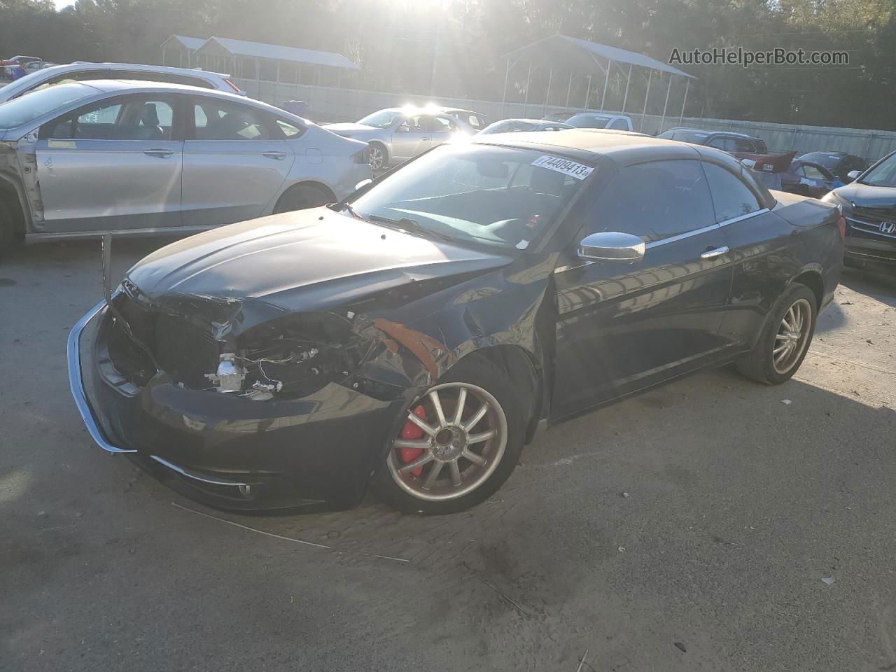 2014 Chrysler 200 Limited Black vin: 1C3BCBFG5EN138048