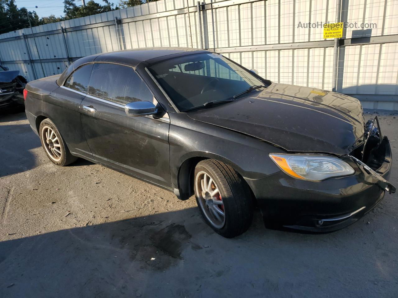 2014 Chrysler 200 Limited Black vin: 1C3BCBFG5EN138048