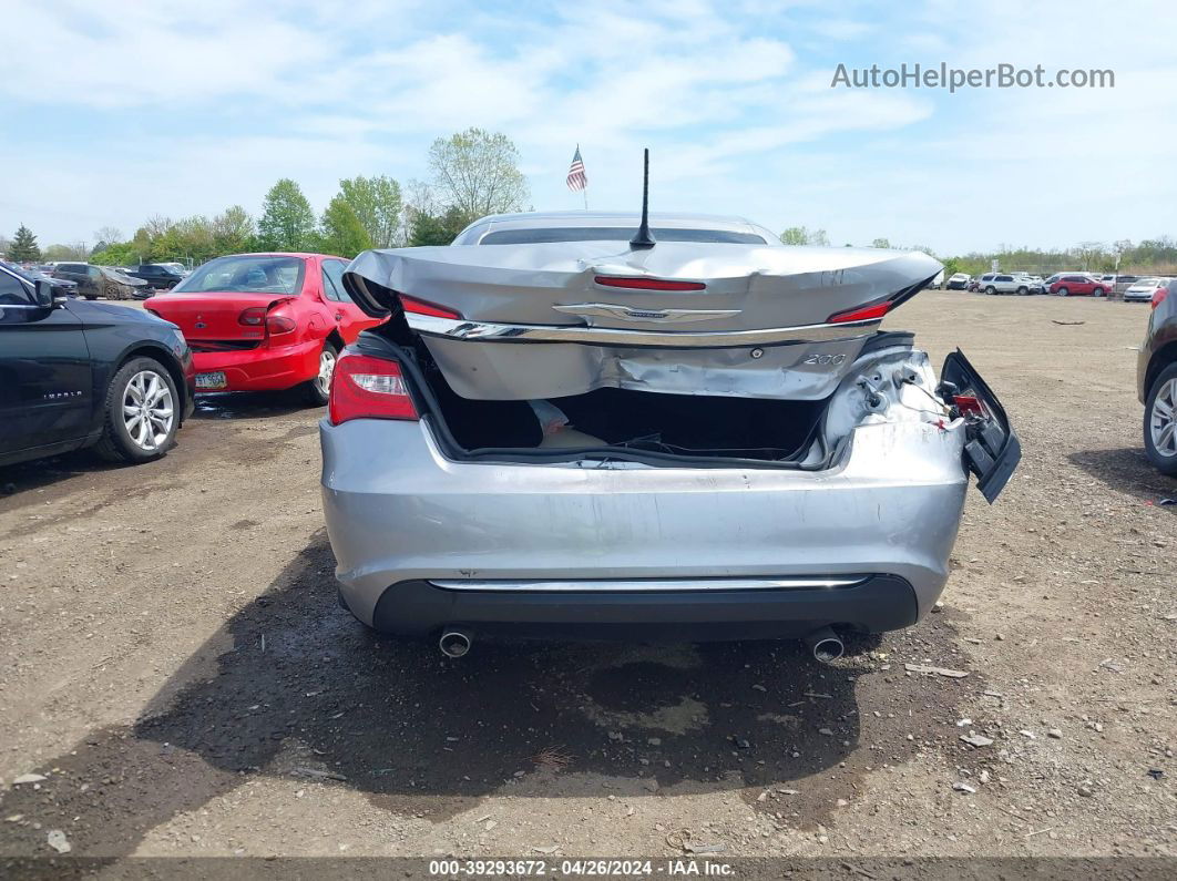 2014 Chrysler 200 Limited Silver vin: 1C3BCBFG6EN137992