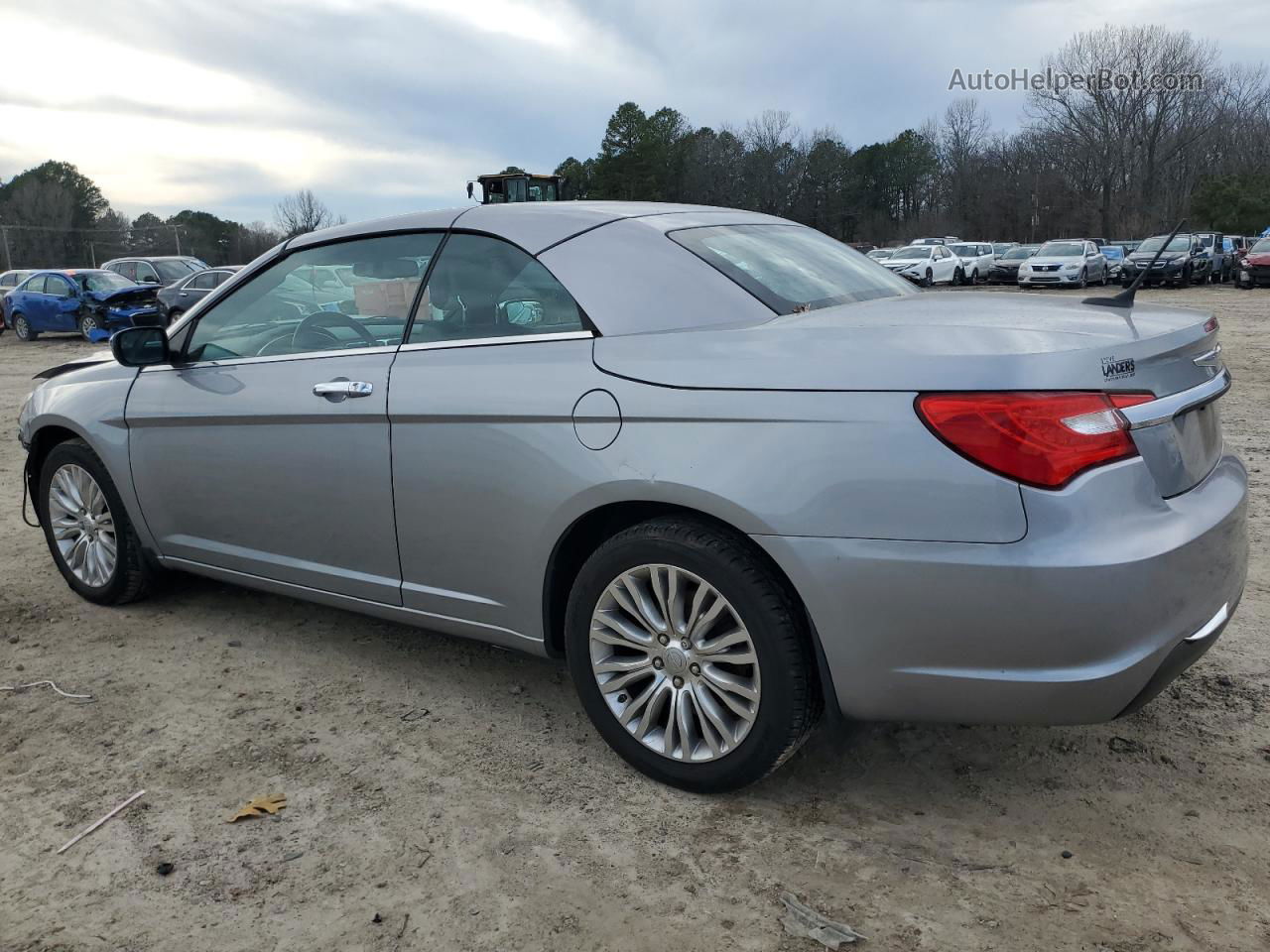 2014 Chrysler 200 Limited Silver vin: 1C3BCBFG7EN135667