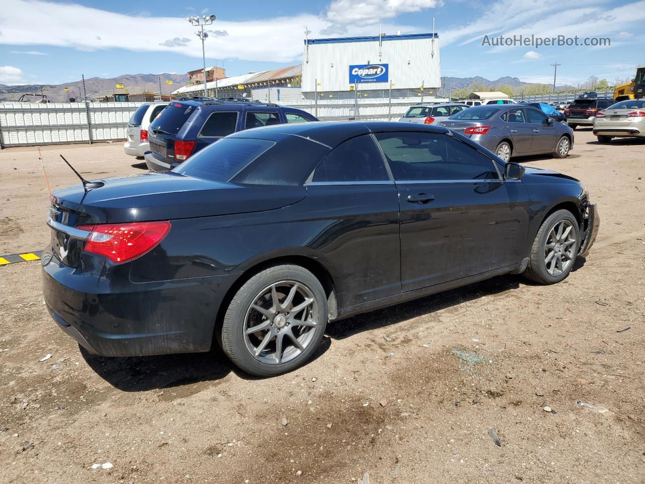 2014 Chrysler 200 S Black vin: 1C3BCBGGXEN134544