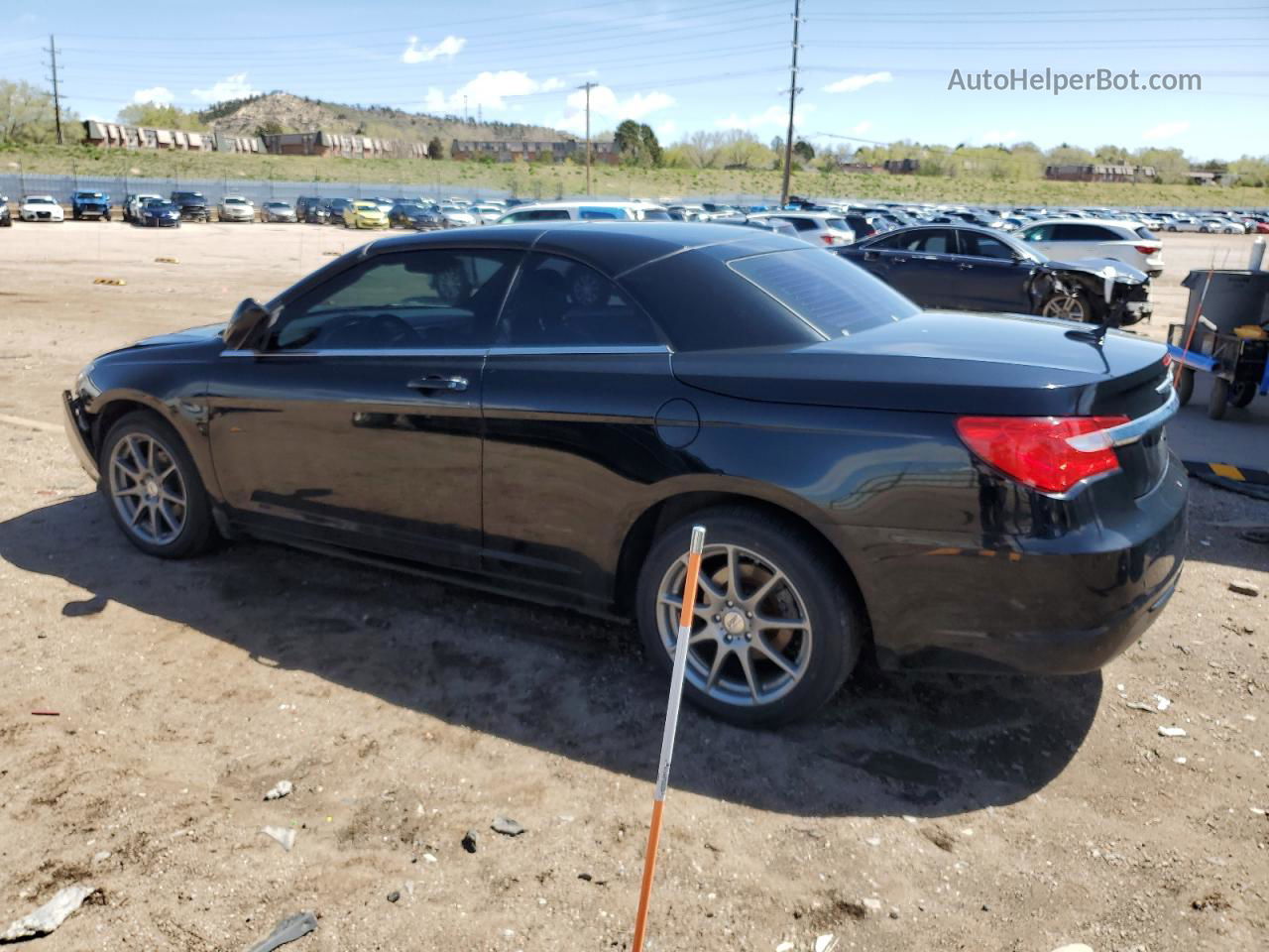 2014 Chrysler 200 S Black vin: 1C3BCBGGXEN134544