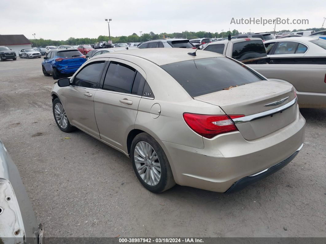 2014 Chrysler 200 Lx Beige vin: 1C3CCBAB0EN206367