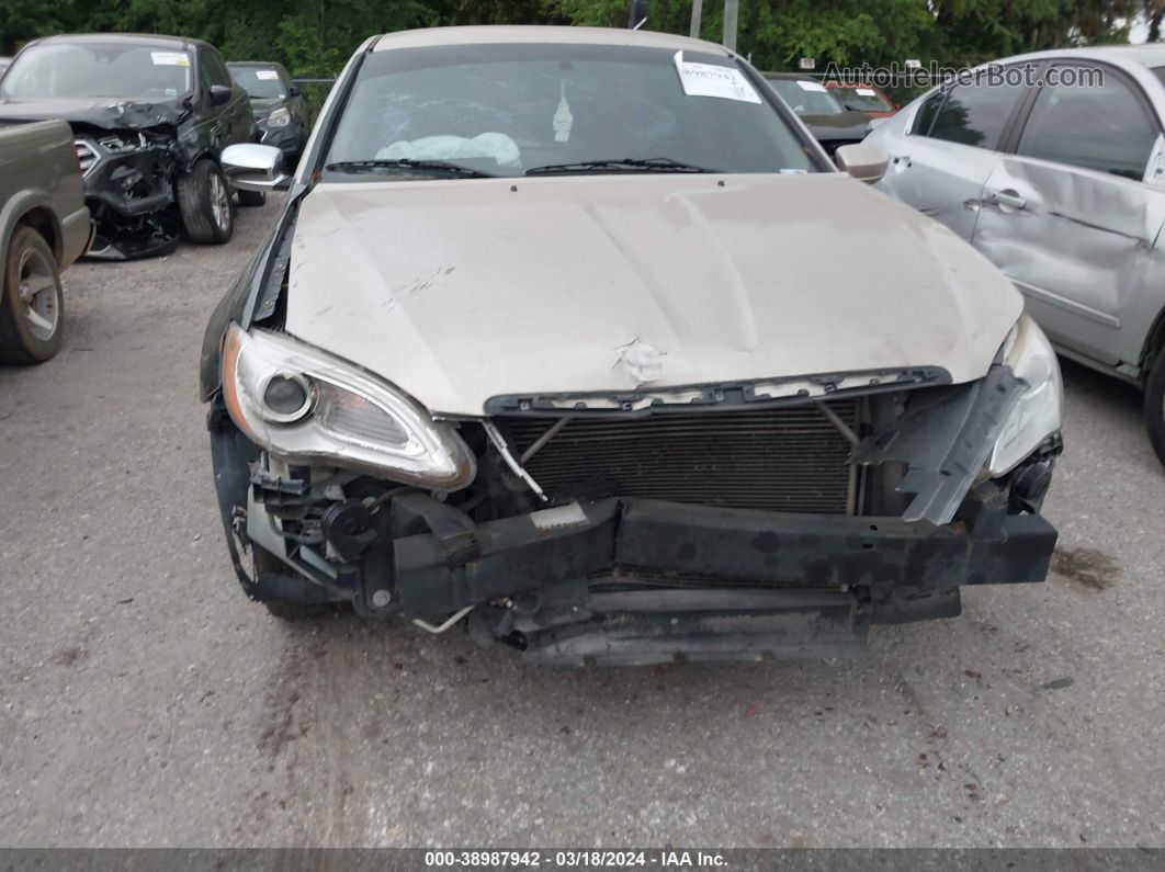 2014 Chrysler 200 Lx Beige vin: 1C3CCBAB0EN206367