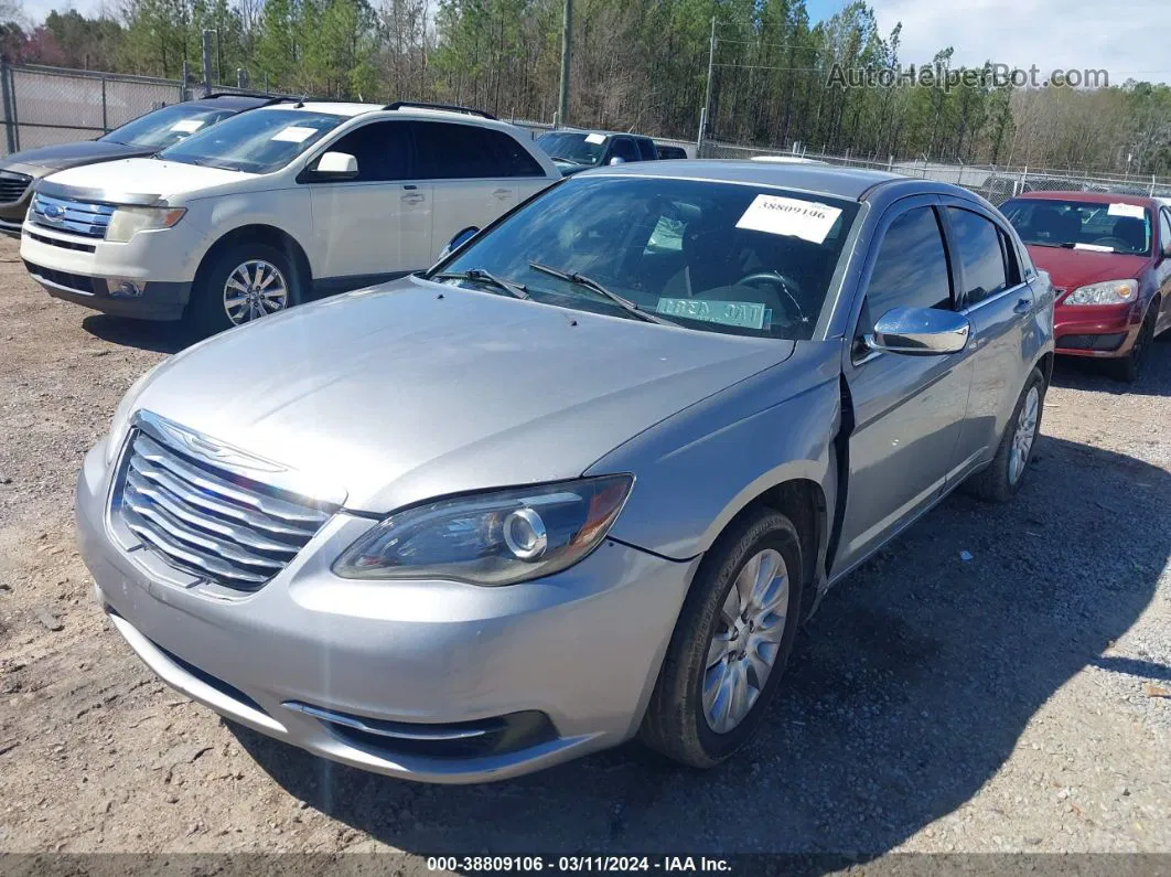 2014 Chrysler 200 Lx Gray vin: 1C3CCBAB0EN211763