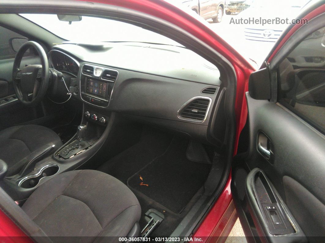 2014 Chrysler 200 Lx Красный vin: 1C3CCBAB0EN213285