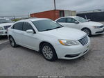 2014 Chrysler 200 Lx White vin: 1C3CCBAB0EN231401