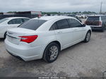 2014 Chrysler 200 Lx White vin: 1C3CCBAB0EN231401