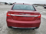 2014 Chrysler 200 Lx Burgundy vin: 1C3CCBAB0EN237067