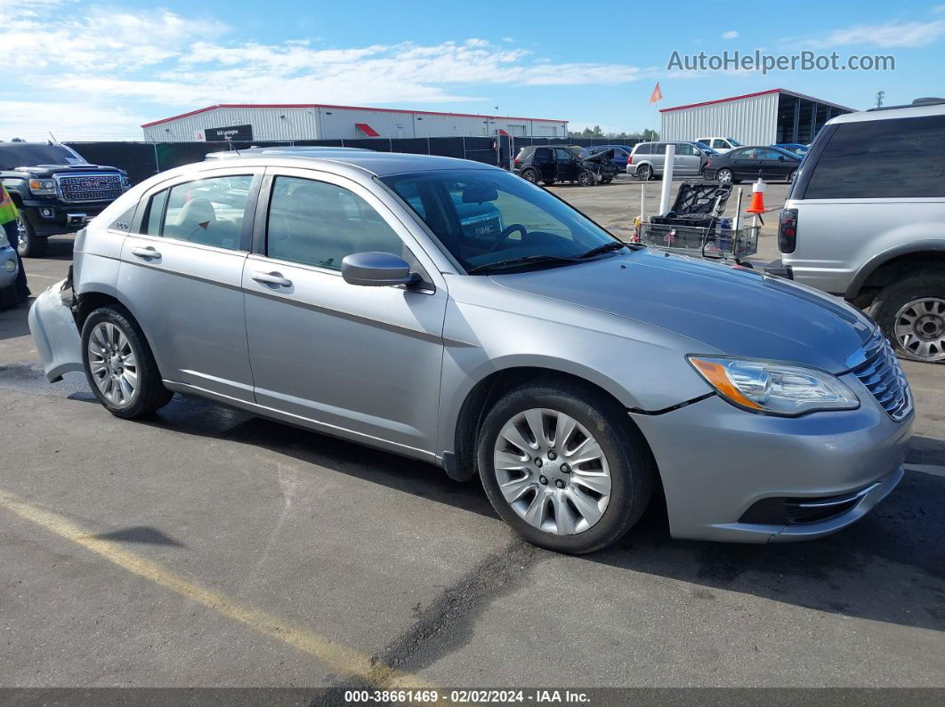 2014 Chrysler 200 Lx Серебряный vin: 1C3CCBAB1EN140962