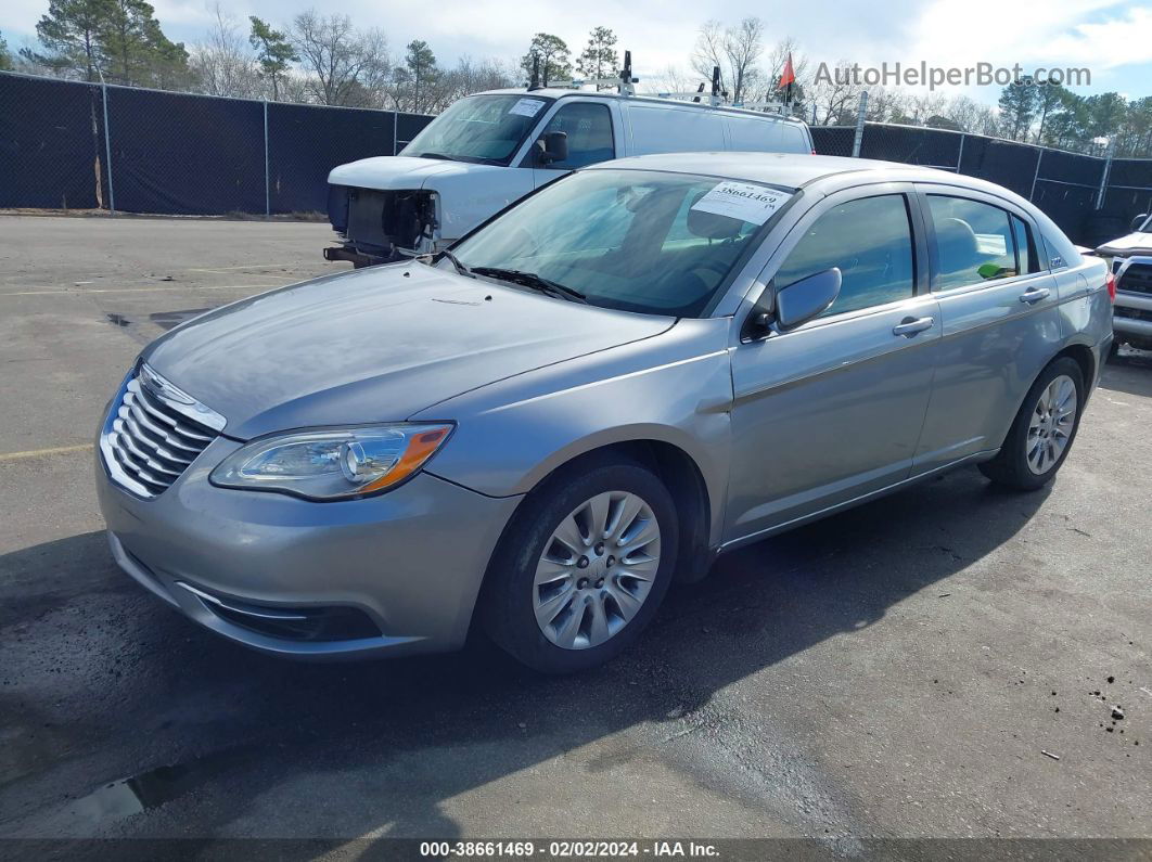 2014 Chrysler 200 Lx Silver vin: 1C3CCBAB1EN140962