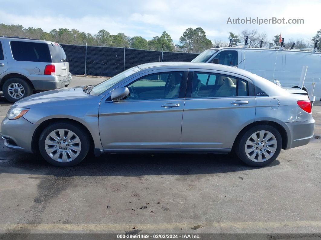 2014 Chrysler 200 Lx Silver vin: 1C3CCBAB1EN140962