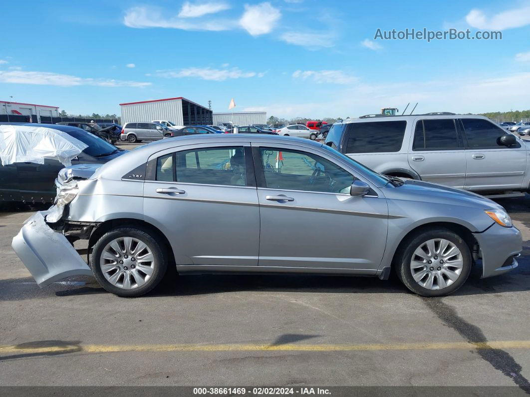 2014 Chrysler 200 Lx Серебряный vin: 1C3CCBAB1EN140962