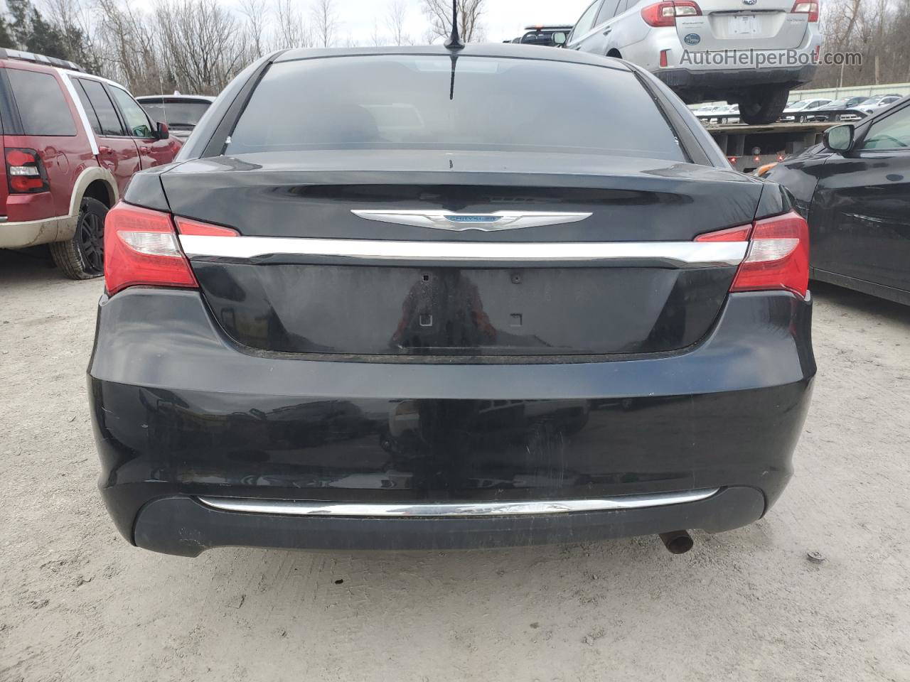 2014 Chrysler 200 Lx Black vin: 1C3CCBAB1EN146552
