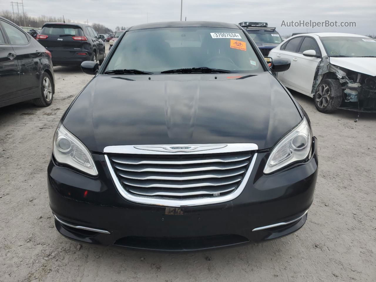 2014 Chrysler 200 Lx Black vin: 1C3CCBAB1EN146552