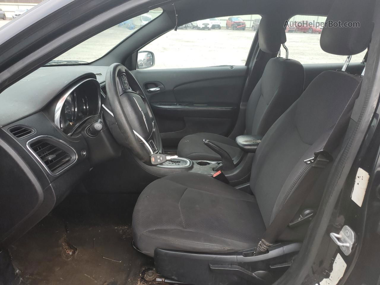 2014 Chrysler 200 Lx Black vin: 1C3CCBAB1EN146552