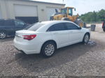 2014 Chrysler 200 Lx White vin: 1C3CCBAB1EN211724