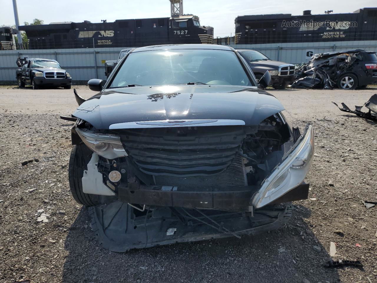 2014 Chrysler 200 Lx Black vin: 1C3CCBAB1EN213375