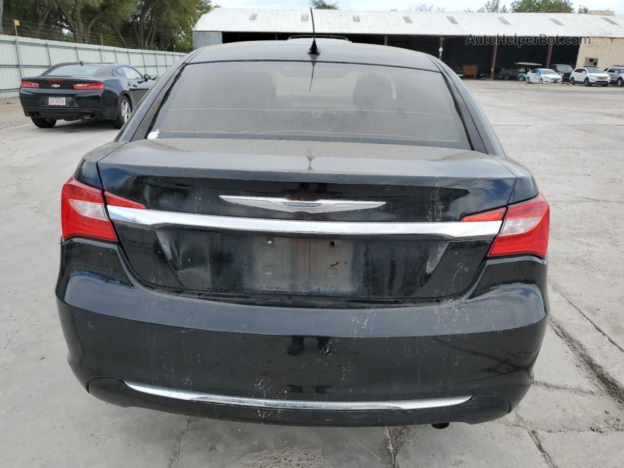 2014 Chrysler 200 Lx Черный vin: 1C3CCBAB2EN122857