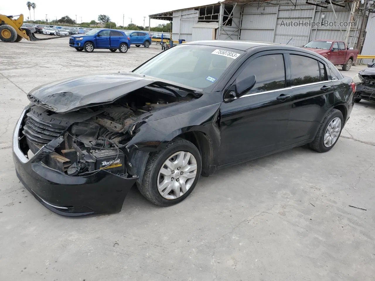 2014 Chrysler 200 Lx Black vin: 1C3CCBAB2EN122857