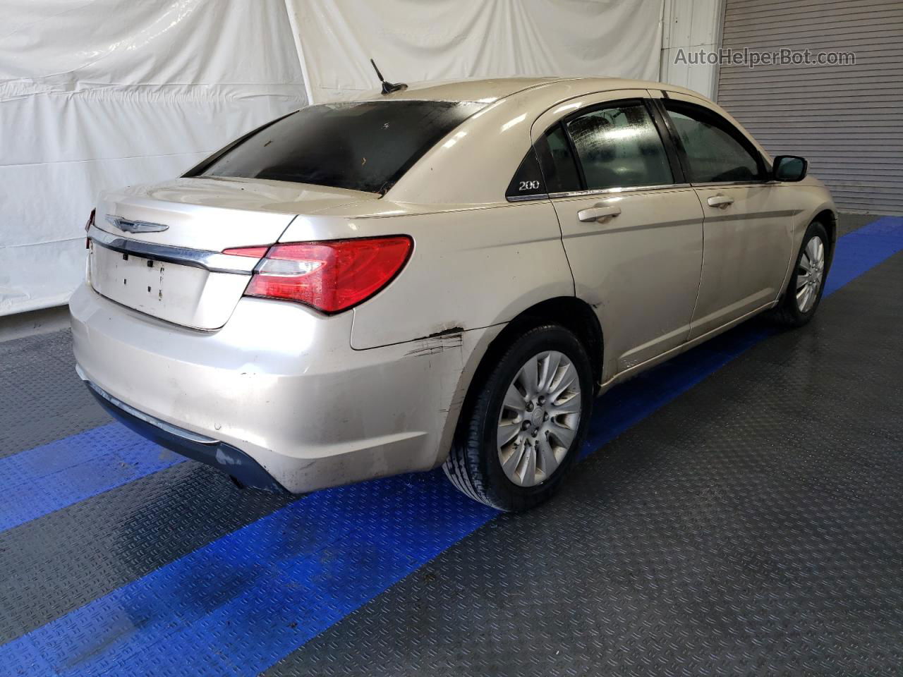 2014 Chrysler 200 Lx Золотой vin: 1C3CCBAB2EN123393