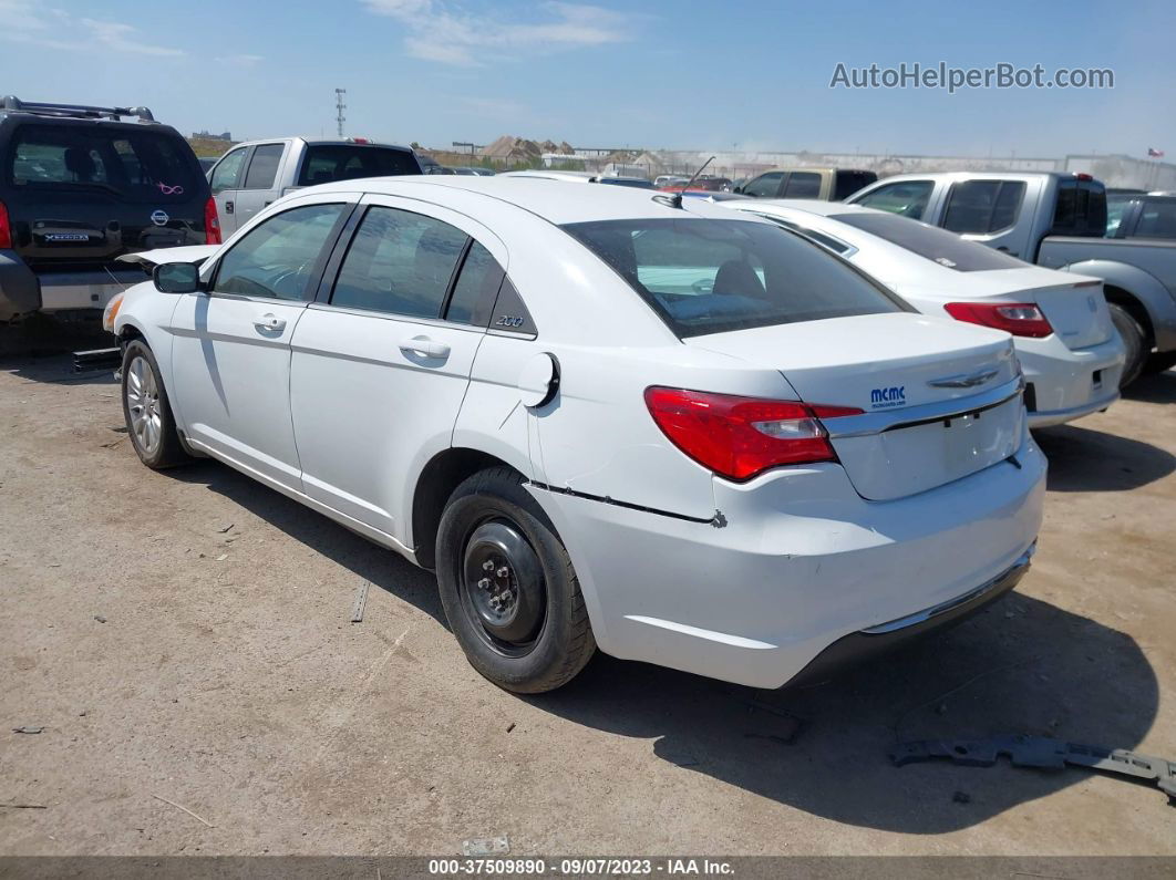 2014 Chrysler 200 Lx Белый vin: 1C3CCBAB2EN167782