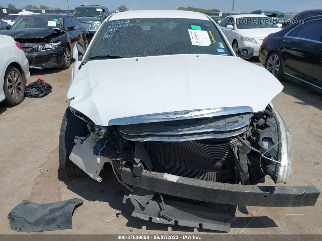 2014 Chrysler 200 Lx White vin: 1C3CCBAB2EN167782