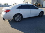 2014 Chrysler 200 Lx White vin: 1C3CCBAB2EN170570