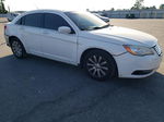 2014 Chrysler 200 Lx White vin: 1C3CCBAB2EN170570