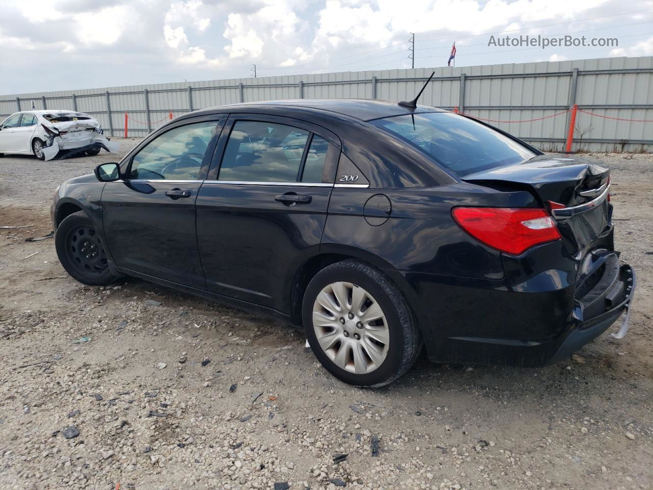 2014 Chrysler 200 Lx Черный vin: 1C3CCBAB2EN205995