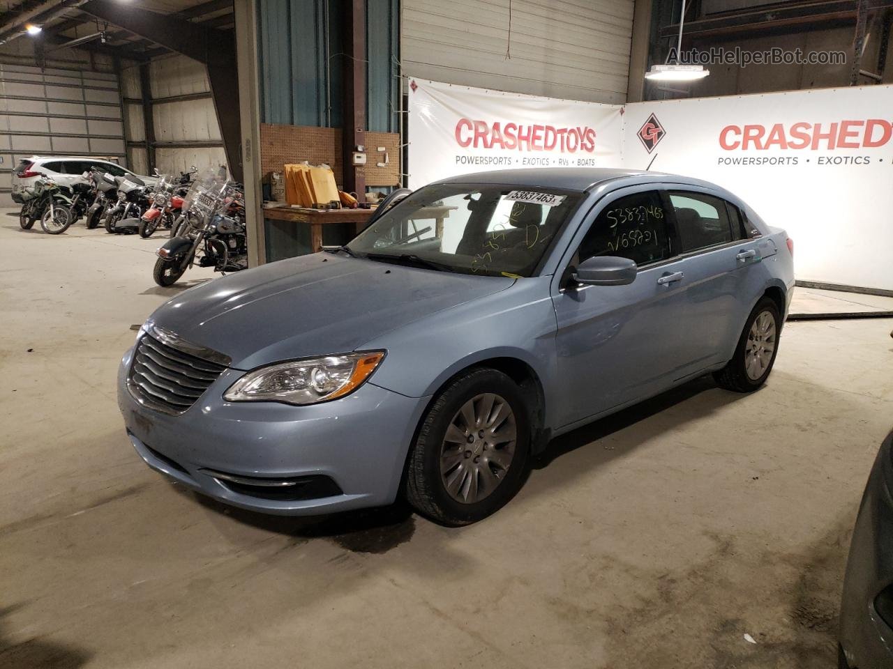 2014 Chrysler 200 Lx Синий vin: 1C3CCBAB2EN207973