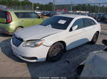 2014 Chrysler 200 Lx White vin: 1C3CCBAB2EN209447