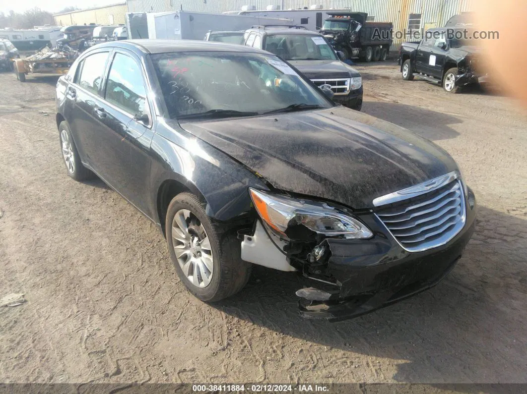 2014 Chrysler 200 Lx Black vin: 1C3CCBAB2EN209786