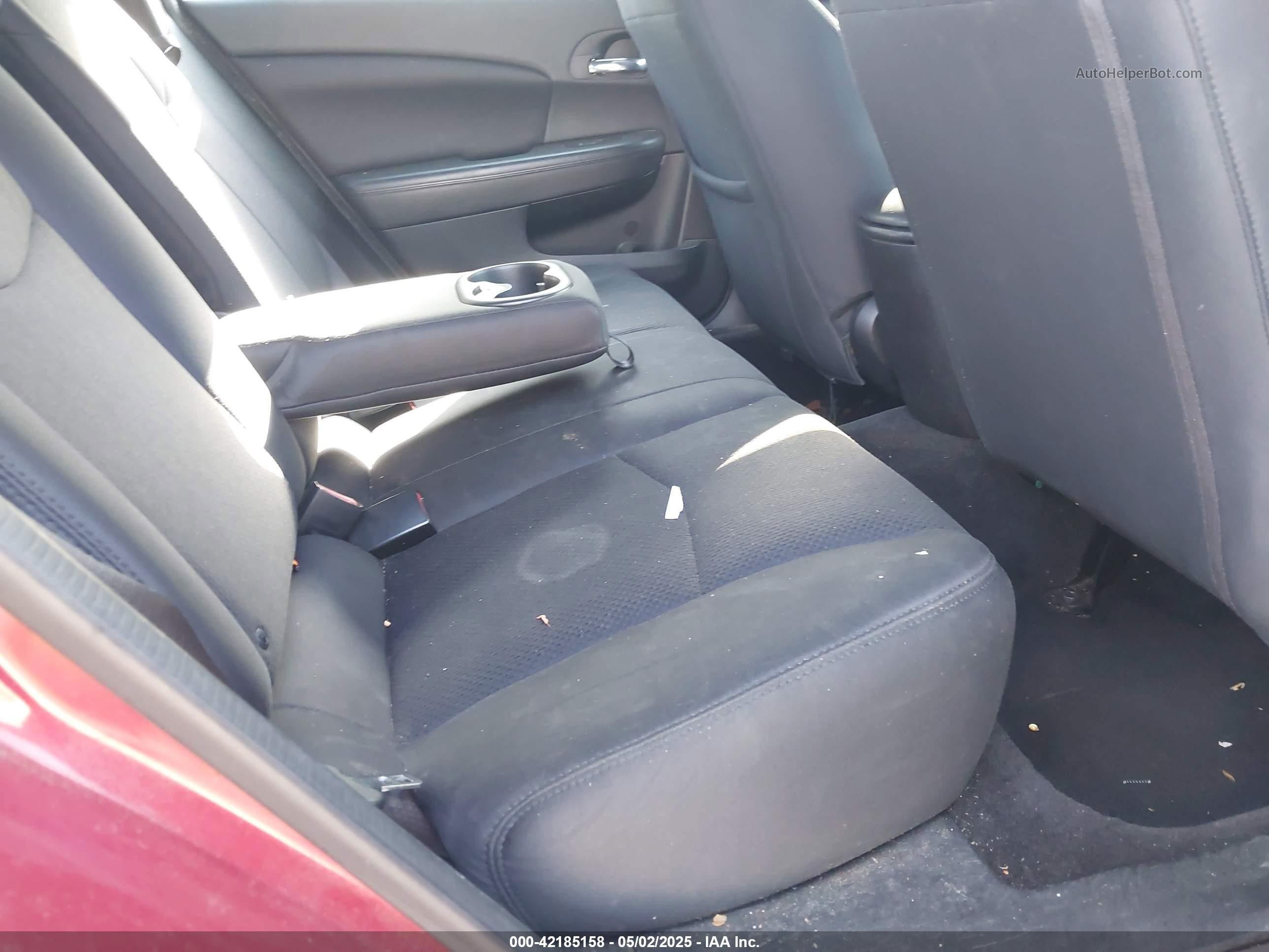 2014 Chrysler 200 Lx Maroon vin: 1C3CCBAB2EN212963